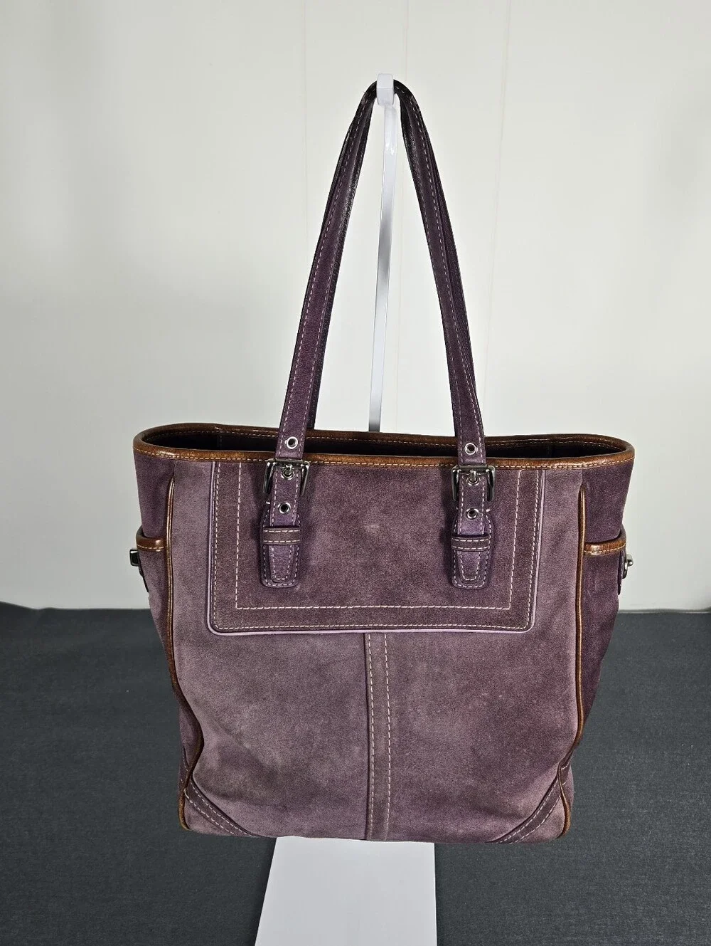 Coach suede tote